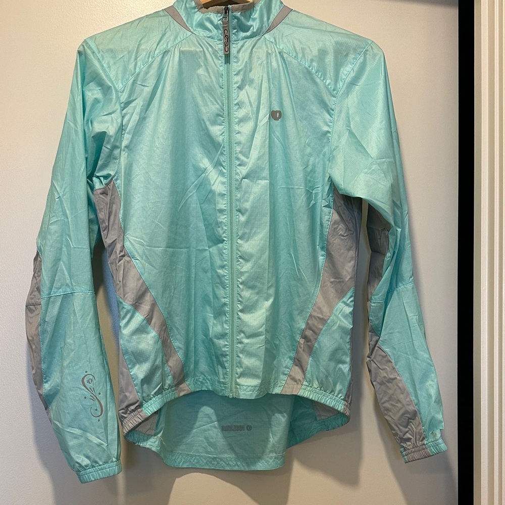 Pearl Izumi Women's Light Blue and Gray Ski Jacket
